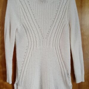 Mossimo white sweater small